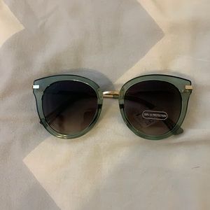 LOFT Sunglasses- Mint Green Plastic Frames
